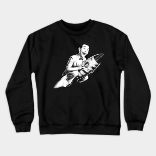 Funny Peewee Rocket Crewneck Sweatshirt